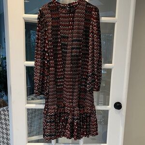 Anthropologie Bl^nk Smocked Sequin Dress New with Tags Size XL $219